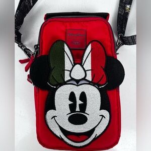 Lug Red Crossbody Bag with Minnie Mouse Design, Epcot World Showcase Italy